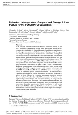 PDF文檔封面 - Compute4PUNCH 與 Storage4PUNCH：粒子、天體與核物理學的聯邦式基礎設施